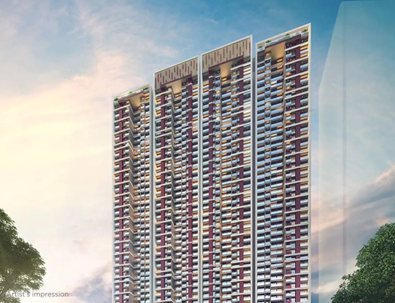 •  shapoorji pallonji northern lights | 2, 3 & 4 bhk flats in pokhran road 2, thane