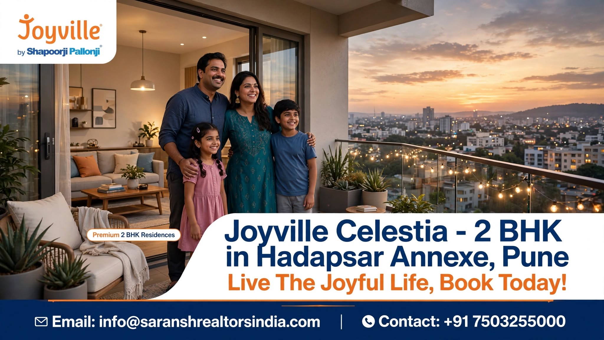 Shapoorji Joyville Celestia 2 BHK in Hadapsar Annexe Pune
